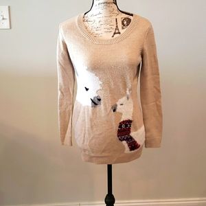💋3for$10 Motherhood Maternity llama sweater